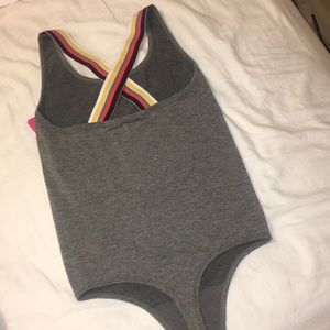 Grey bodysuit